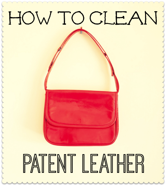 remove stain from patent leather