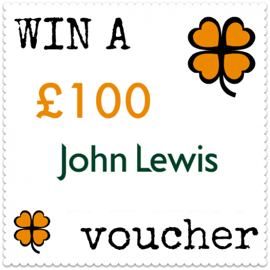 GIVEAWAY win £100 in John Lewis vouchers Miss Thrifty